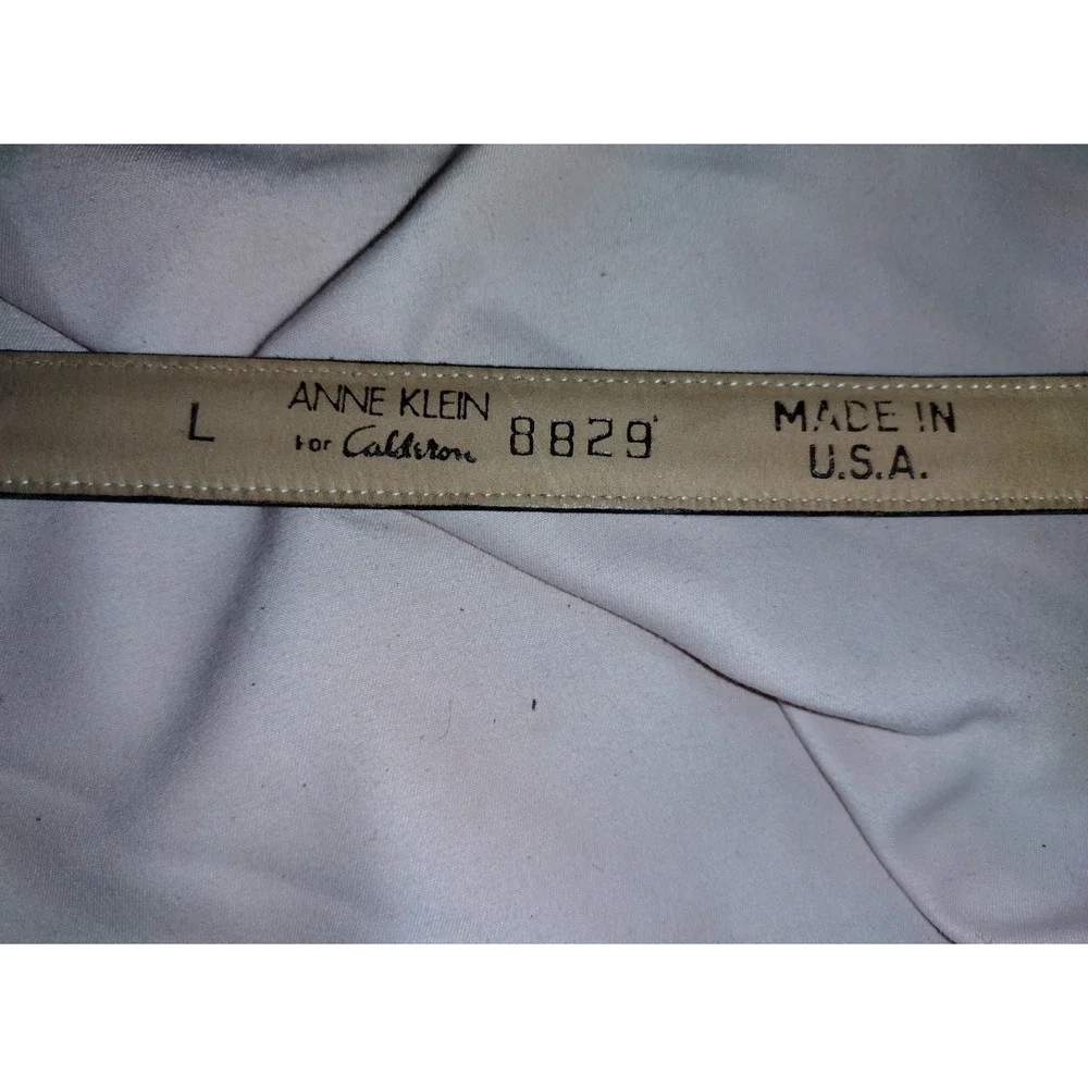 2 genuine leather Anne Klein Belts 1 Brown 1 Black